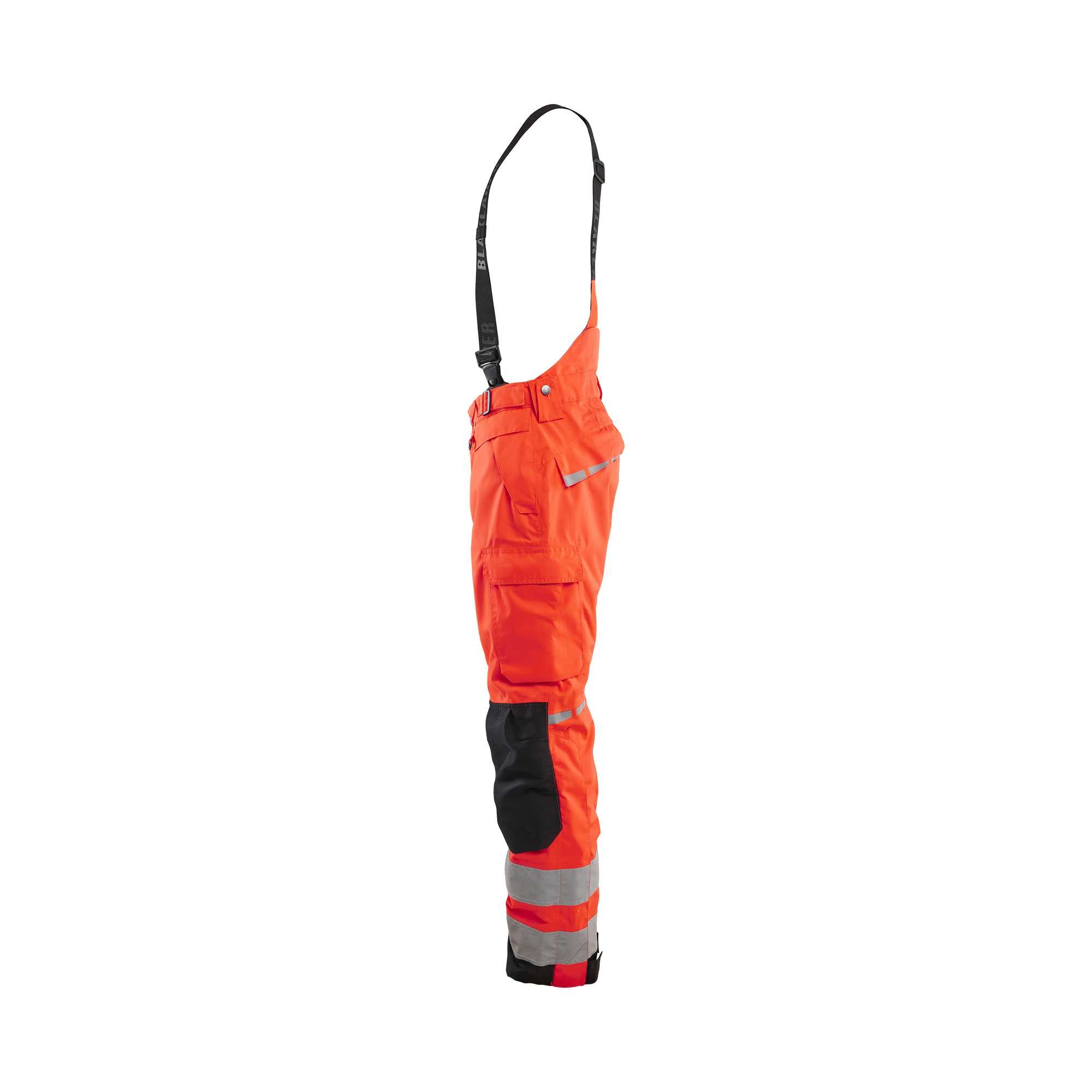 BLAKLADER 18671977 | Hi Vis Shell trousers Hi Vis Reflective Work Trousers Men - Waterproof